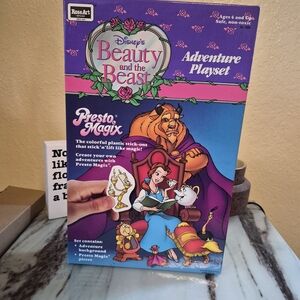 Disney's Beauty and the Beast Adventure Playset by Rose Art. Vintage. 1992